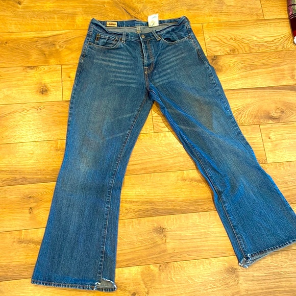 Abercrombie & Fitch NY Button Fly Jeans Mens Size 31x30 Blue Cotton - Picture 1 of 8